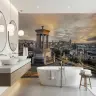 Panoramic Edinburgh Cityscape Wall Mural 8