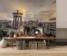 Panoramic Edinburgh Cityscape Wall Mural 6