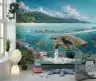 Tropical Ocean Sea Turtle Wall Mural 8