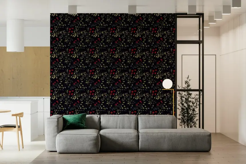 Secret Garden Noir Wallpaper