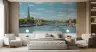 Eiffel Tower and Seine River Scenic Wall Mural 8