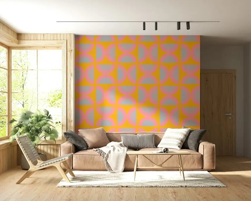 Semi-Circle Pop Wall Mural