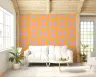 Vibrant Retro Geometric Semi-Circle Wall Mural 8