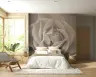 Elegant Sepia Rose Petal Wall Mural 6