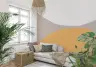 Contemporary Abstract Curves Wall Mural 6
