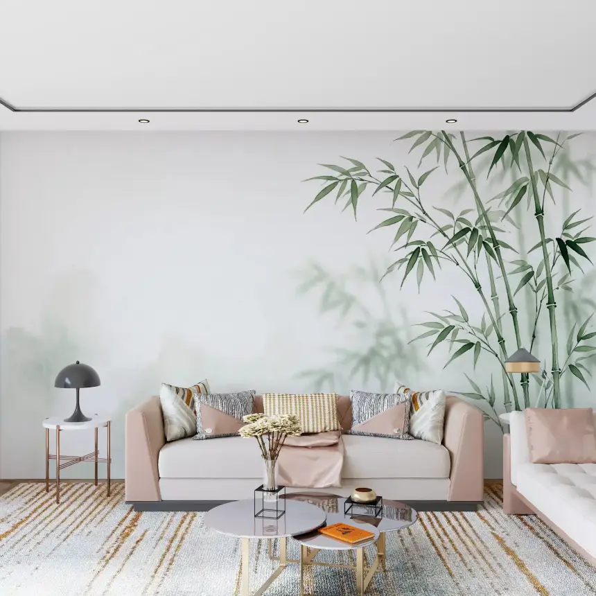 Serene Bamboo Murals Wall Mural