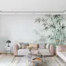 Ethereal Watercolour Bamboo Forest Wall Mural 7
