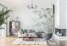 Ethereal Watercolour Bamboo Forest Wall Mural 8