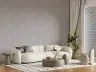 Elegant Grey Floral Motif Patterned Wallpaper 6