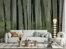 Abstract Green Forest Brushstroke Wall Mural 6