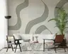 Serene Abstract Flow Wall Mural 8