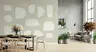 Organic Abstract Pebble Pattern Wall Mural 8