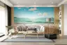 Photorealistic Sunny Coastal Beach Wall Mural 7