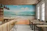 Photorealistic Sunny Coastal Beach Wall Mural 6