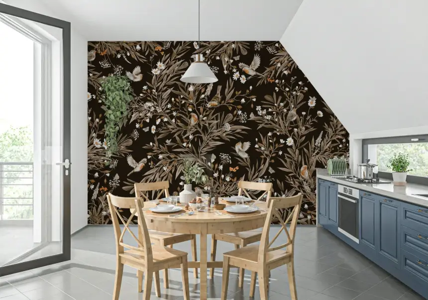 Serene Songbirds Wall Mural