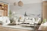 Monochromatic Snowy Hills Lone Tree Wall Mural 6