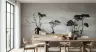 Minimalist Monochrome Treescape Wall Mural 6