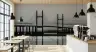 Monochrome Cable-Stayed Bridge Scenic Wall Mural 8