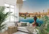 Seville Golden Plaza Canal Reflections Wall Mural 6