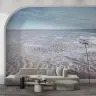 Tranquil Low Tide Beach Landscape Wall Mural 6