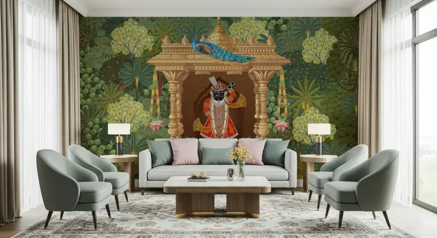 Shrinathji Sanctuary Wall Mural