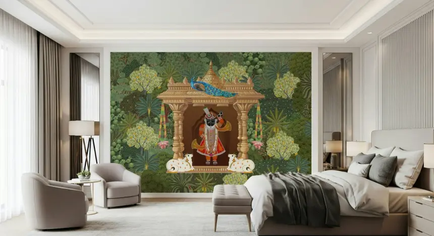 Shrinathji Sanctuary Wall Mural