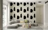 Minimalist Black Vessel Pattern Wallpaper 8