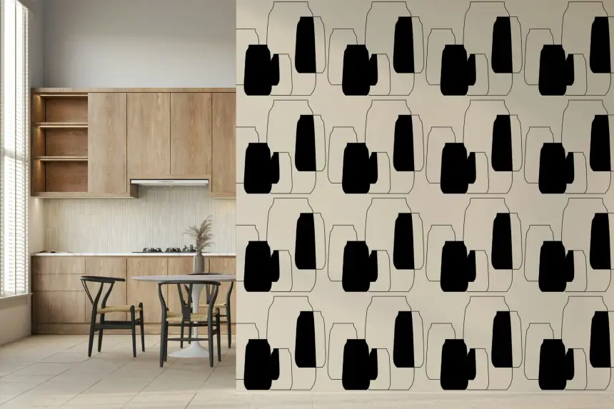 Simple Vessel Shapes Wallpaper
