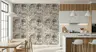 Vintage Hand-Drawn Countryside Village Sketch Wallpaper 6
