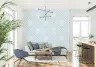 Light Blue Geometric Square Wallpaper 6