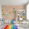 Whimsical Floating Islands Kids Room Wall Mural 7