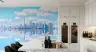 Modern City Skyline Reflection Wall Mural 6