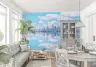 Modern City Skyline Reflection Wall Mural 8