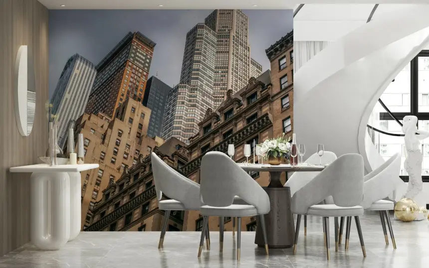 Skyscrapers in NYC Wall Mural