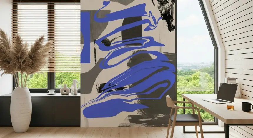 Smoke and Mirrors Wall Mural