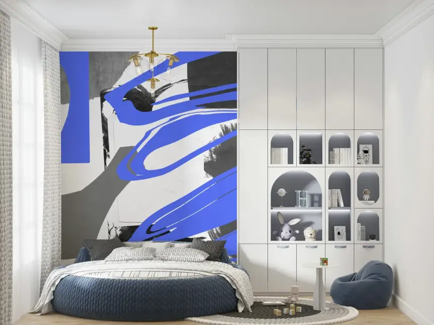 Smoke and Mirrors Wall Mural