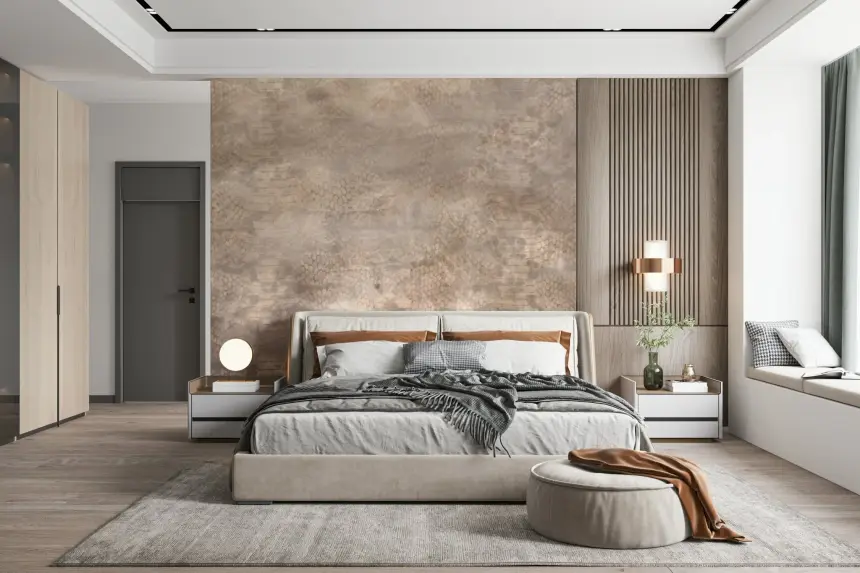 Snakeskin - Rose Gold Wall Mural