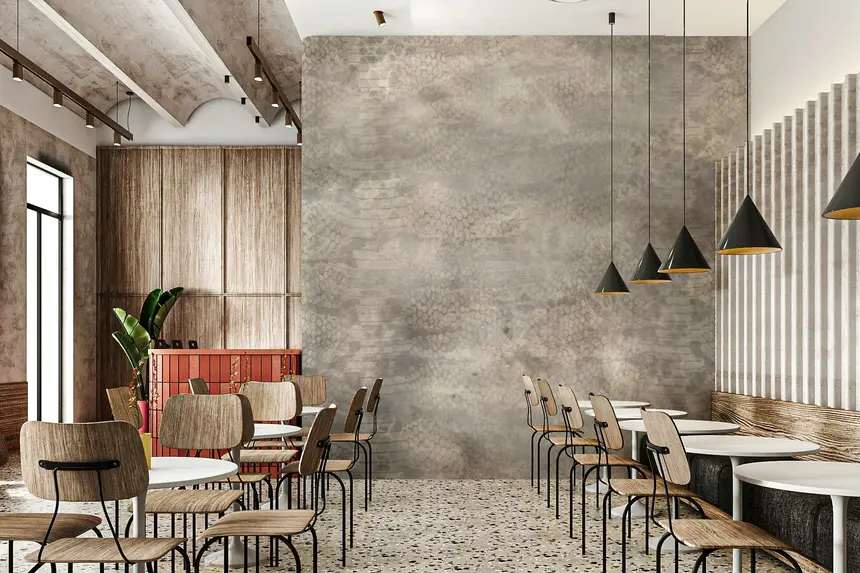Snakeskin - Silver Wall Mural