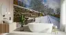 Snowy Countryside Lane Wall Mural 6