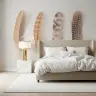 Ethereal Feather Pattern Wall Mural 6