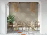 Mughal Floral Pattern Wallpaper with Peach and Sage 7