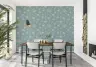 Delicate Cream Floral Pattern Wallpaper Mural 8
