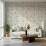 Whimsical Wildflower and Butterfly Wallpaper 6