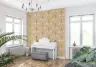 Art Deco Stylized Palm Fan Pattern Wallpaper 8