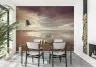 Expansive Coastal Horizon Wall Mural with Cloudy Sky 6