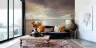 Expansive Coastal Horizon Wall Mural with Cloudy Sky 8