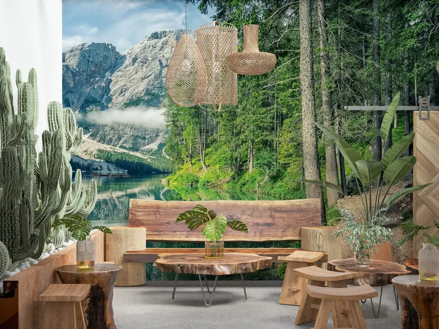 South Tyrol Landscape Wall Mural