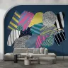 Modern Abstract Geometric Shapes Wall Mural 8