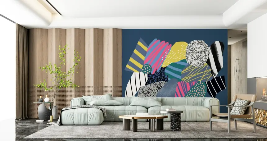 Spaceship Wall Mural
