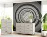 Modern Architectural Spiral Wall Mural 7